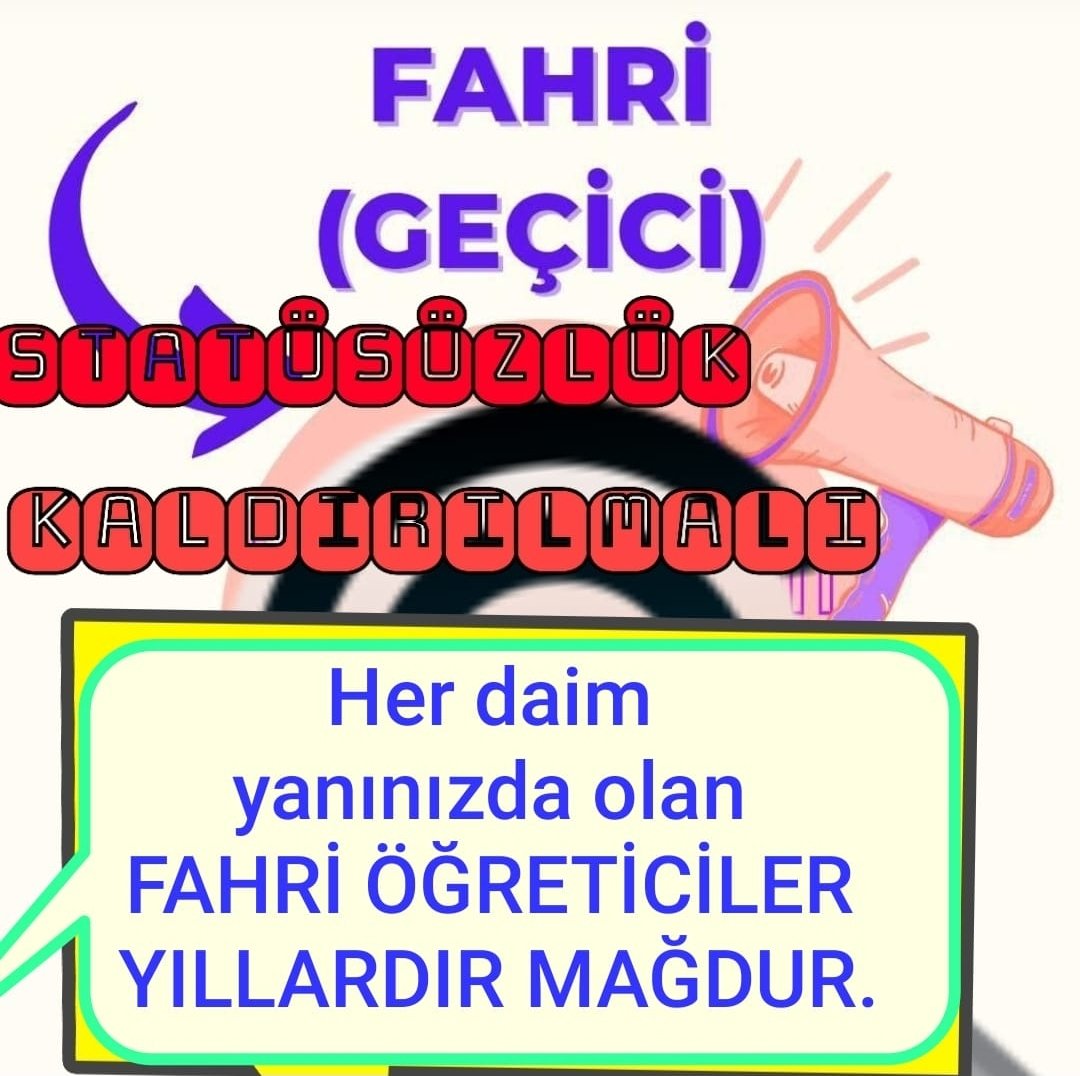 Diyanet'e söz geçiremeyen Cumhur İttifakı Fahri Kuran Kursu öğreticilerini yarı yolda bıraktı.

REİS FAHRİLERİ SANDIĞA BIRAKMA 

<a href="/DIBAliErbas/">Prof. Dr. Ali Erbaş</a> <a href="/RTErdogan/">Recep Tayyip Erdoğan</a> <a href="/dbdevletbahceli/">Devlet Bahçeli</a> <a href="/zyapicioglu/">Zekeriya Yapıcıoğlu</a>  <a href="/ikalin1/">İbrahim Kalın</a> <a href="/hasandogan/">Hasan Doğan</a> <a href="/vedatbilgn/">Vedat Bilgin</a> <a href="/NureddinNebati/">Dr.Nureddin NEBATİ🇹🇷</a> 

Enflasyon #EvlilikTeklifi 
#SonDakika