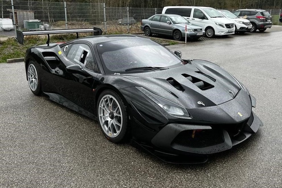 SupercarReport's tweet photo. Get ready for the ultimate driving experience with the 2022 Ferrari 488 Challenge EVO! This rare factory black Challenge has only been driven for one test day, making it practically brand new. #Ferrari 

Learn more: https://t.co/V4jGCD5p4X https://t.co/wcOr2bvAAV
