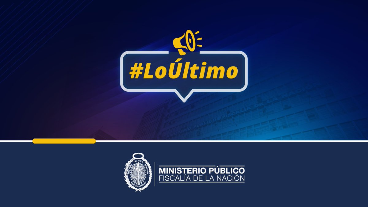 Ministerio Público tweet media