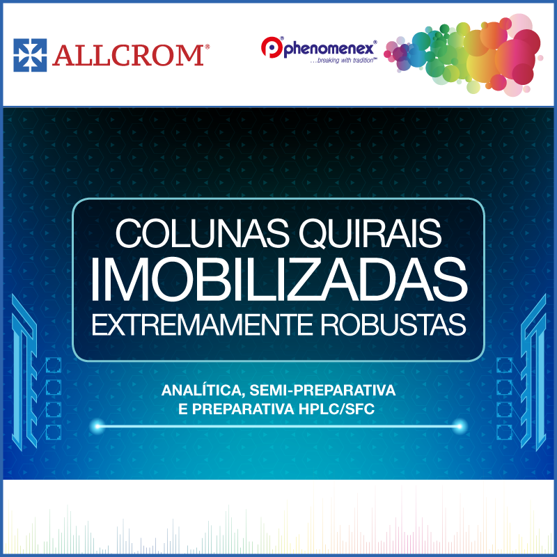 AllcromBrasil's tweet photo. Colunas com Múltiplas Partículas e Formatos de Colunas Quirais
Sólida resistência aos Solventes fortes e é Excelente para os mais complexos projetos de separação Quiral em Fase Normal,  Fase Reversa, Orgânica Polar ou SFC.

Saiba + https://t.co/xushFIpHNX

#phenomenex #allcrom https://t.co/ODlagGLH4o