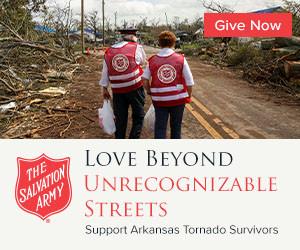 SalArmyCAAC's tweet photo. A quick news update from your Salvation Army Central Arkansas Area Command.

#DoingTheMostGood #LoveBeyondStorms
https://t.co/GMbthPKZTh https://t.co/uNYT8c20aH