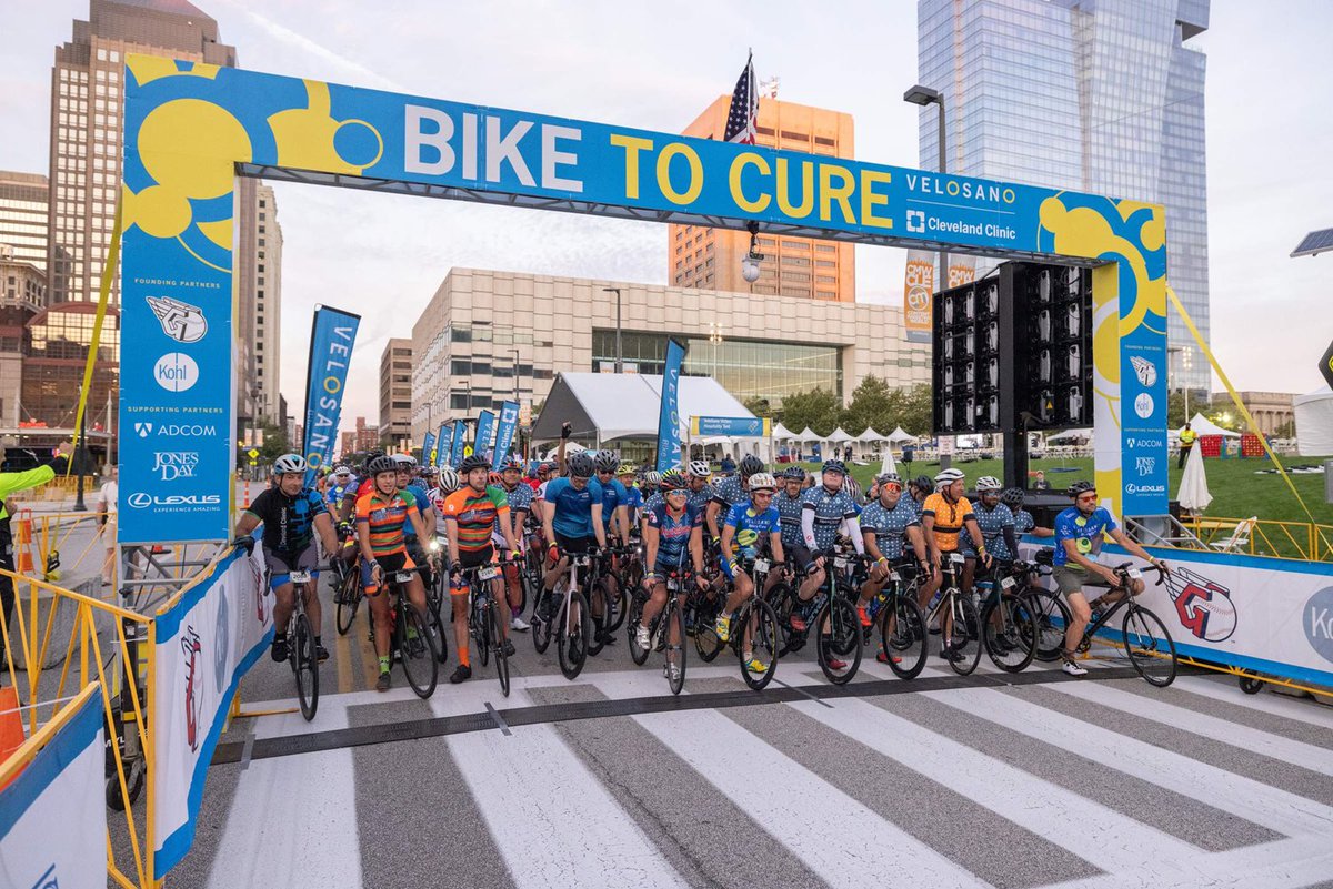 Nothing prettier to us than a full Bike to Cure starting line ready to take off! 😍 Have you registered yet?  bit.ly/3gCfWq8