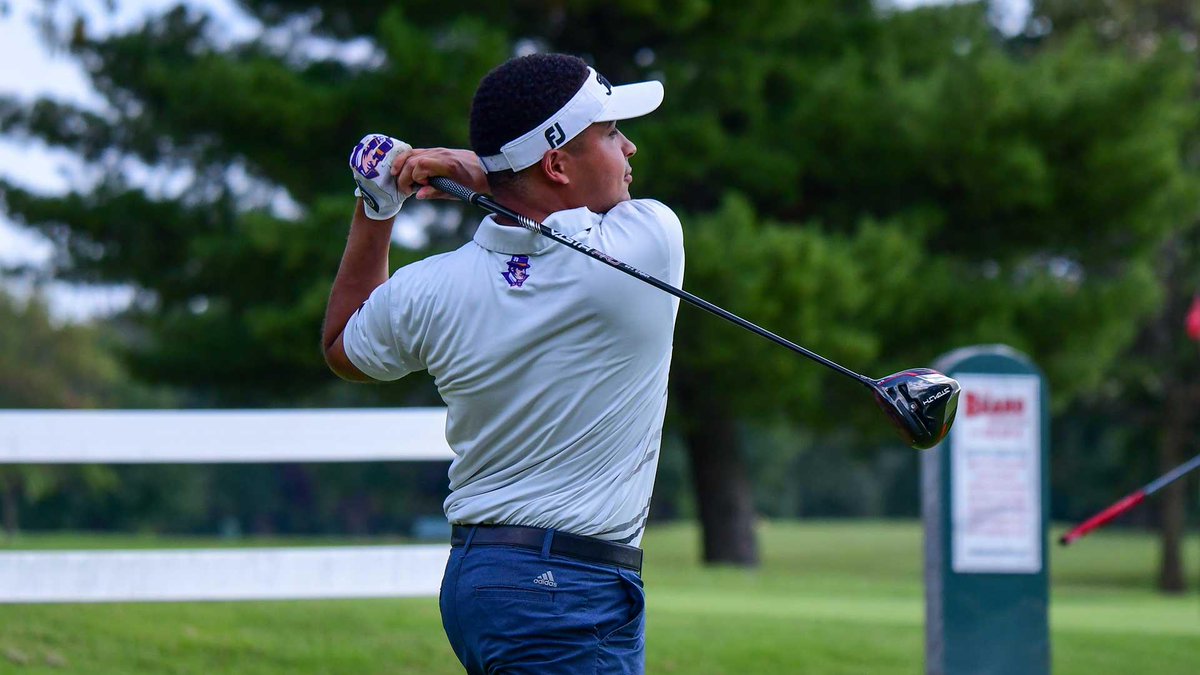 UEAthleticsGolf's tweet photo. Michael Ikejiani rallied for a top five finish while leading the UE men to a second-place finish at the TSU Big Blue Intercollegiate.

📰 https://t.co/yHPfvKVEEC

⛳ #ForTheAces https://t.co/dMgOjaks4j