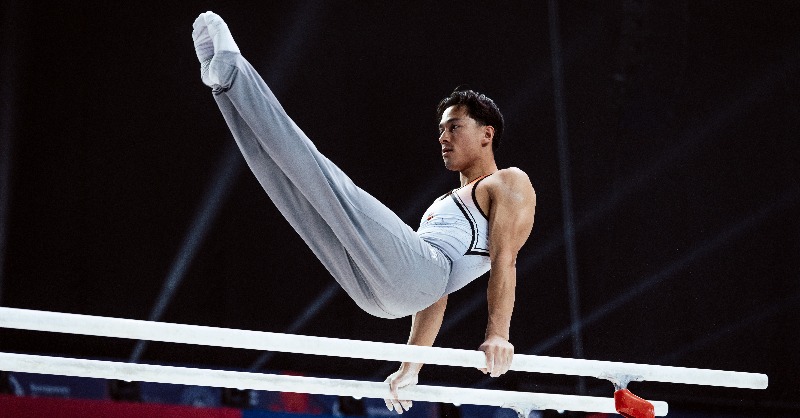 DutchGymnastics's tweet photo. YES! 🔥 Drie keer feest! Want de WK-tickets (ook wel het Olympisch kwalificatiemoment) én twee individuele finales voor Casimir en Loran zijn binnen. Lees meer over deze wedstrijddag ↴ #Antalya2023 #DutchGymnastics
