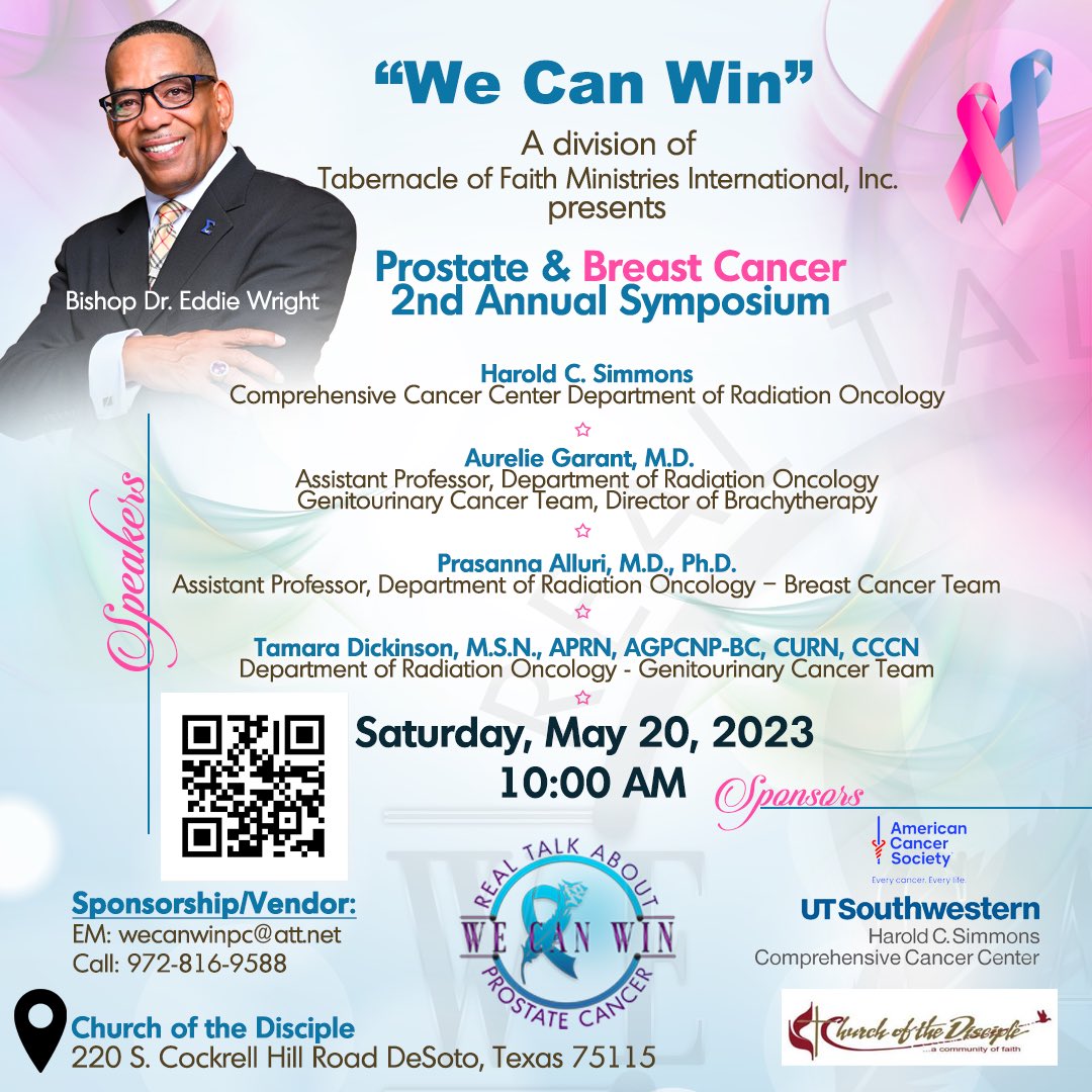 bishopedwright's tweet photo. If you are in the Dallas/Fort Worth areas, register today for this free event. Scan the QR code or visit the events page on our website https://t.co/tx5mgaKMkc
Sponsorships/Vendor opportunities available. https://t.co/GuxUy5q3xL