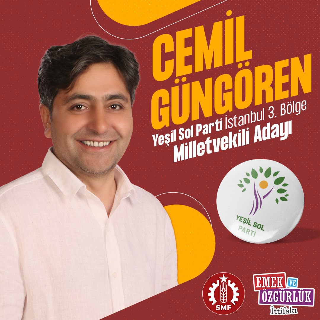 Bu dönem genel seçimlerde 
Sosyalist Meclisler Federasyonu’nu temsilen İstanbul 3. bölge milletvekili adayıyım.

Elbette ki yüzyılların enkazını seçimlerle kaldıramayacağız.
+++