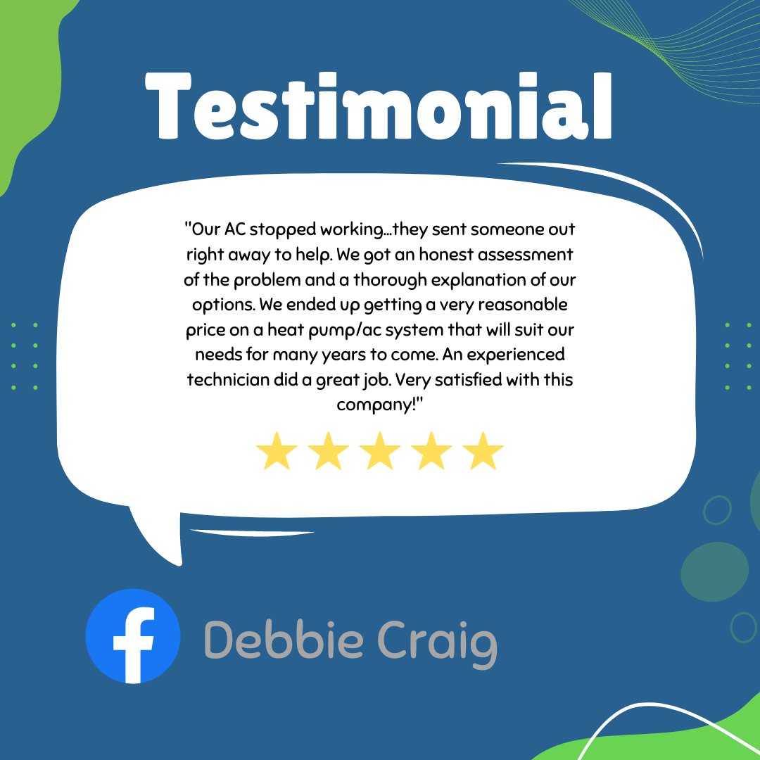 AirNovations's tweet photo. #testimonialtuesday #HVAC #airconditioning #heating #cooling https://t.co/N9K7T6wiAS