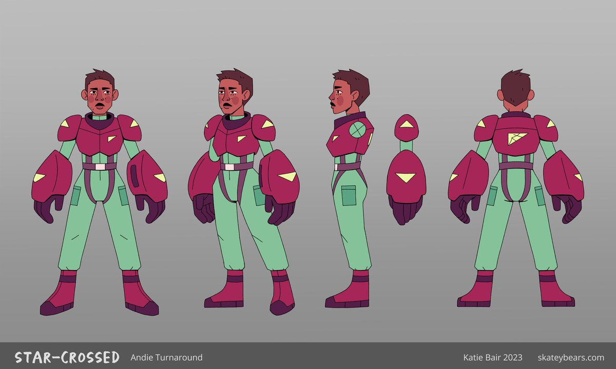 skateybears's tweet photo. Hi #PortfolioDay I'm Katie Bair, I just got my Illustration BFA, and I would love to work in 2D animation visdev!! I love designing props and characters! https://t.co/Mg1jlxTZmf