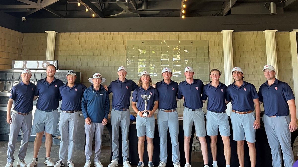 BelmontMGolf's tweet photo. CHAMPIONS!!!  Men's Golf Wins the TSU Big Blue Intercollegiate; Three Bruins Finish among the Top-12

RECAP: https://t.co/yWqCs0qT75 https://t.co/1XTfH899nE