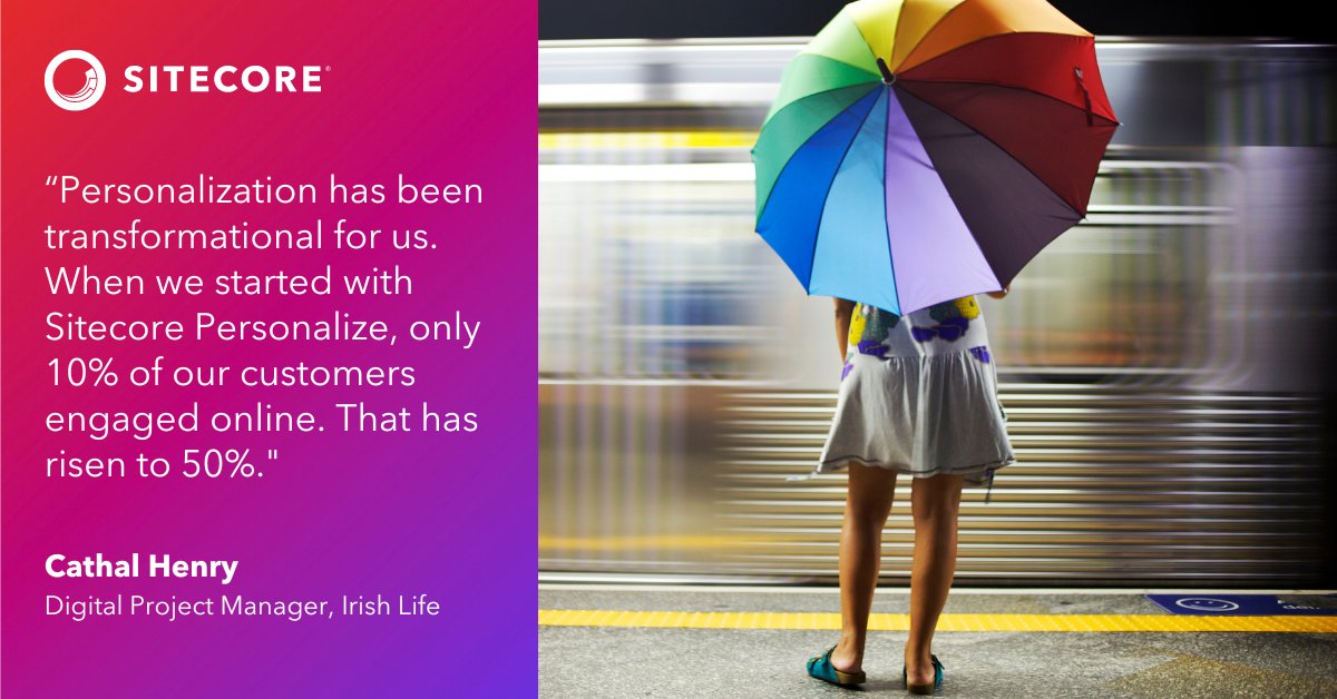 Sitecore's tweet image. Ready to deliver customer experiences that connect? Optimize every experience across every channel with the leading experimentation and personalization platform – ours. siteco.re/3UjzLoT

#WeAreSitecore #Personalization #SitecorePersonalize #Sitecore #Martech