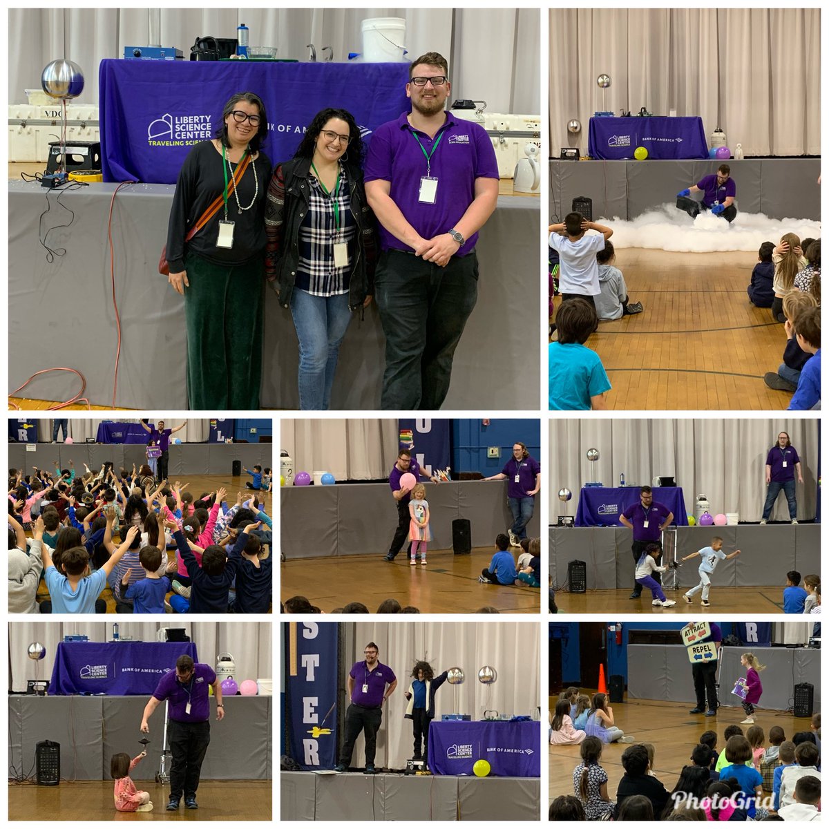 #WeeLoveScience!! Thank you to the DWS PTA for sponsoring an amazing school assembly today from the Liberty Science Center!! 🔬📚⚗️💖 ⁦@WeehawkenTSD⁩ ⁦@DWS_PTA⁩ ⁦@EricCrespoEDU⁩ ⁦@FAmato53⁩ ⁦@al_orecchio⁩