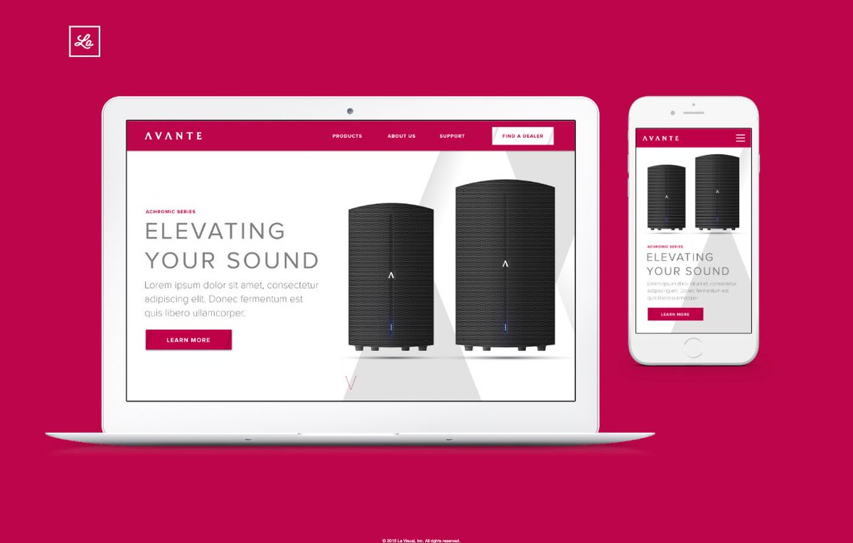 LaVisual's tweet photo. We believe in making a strong brand strategy &amp; iconic identity. We worked with Avante, a leader in the audio equipment industry, to develop a brand strategy that captures their unique persona &amp; value proposition. Every element was designed with purpose &amp; precision. #brandagency https://t.co/mrjobWZheC