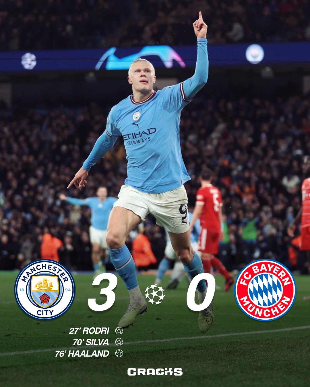 Manchester City 3 x 0 Bayern de Munique