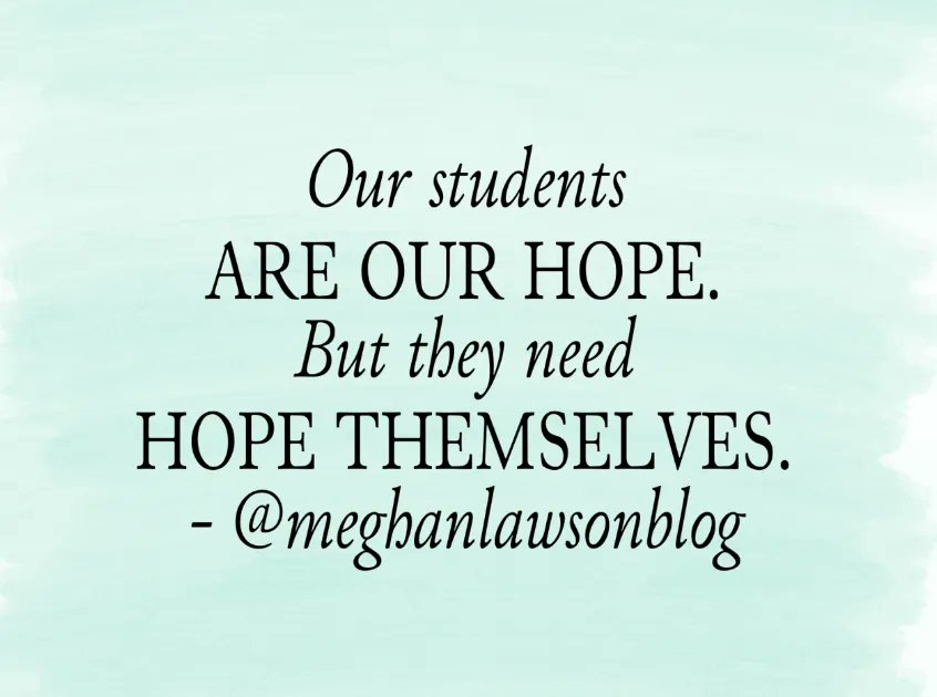 "One of the best things we can do for students is to spend time being truly present with them...Nourish their unique gifts and talents and help them believe deeply in themselves and their ability to make a positive difference." <a href="/Meghan_Lawson/">Meghan Lawson</a> 

buff.ly/3MDI6C7