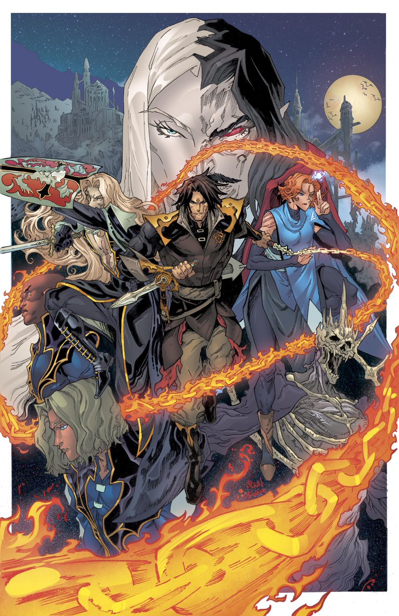 ArtOfTimBrown's tweet photo. "The only thing necessary for evil to triumph is for good men to do nothing."

A little bit of #Castlevania love for y'all.

Drawn by: @KylerClodfelter 
Colour by: Timothy C. Brown https://t.co/vm6CD7IUur