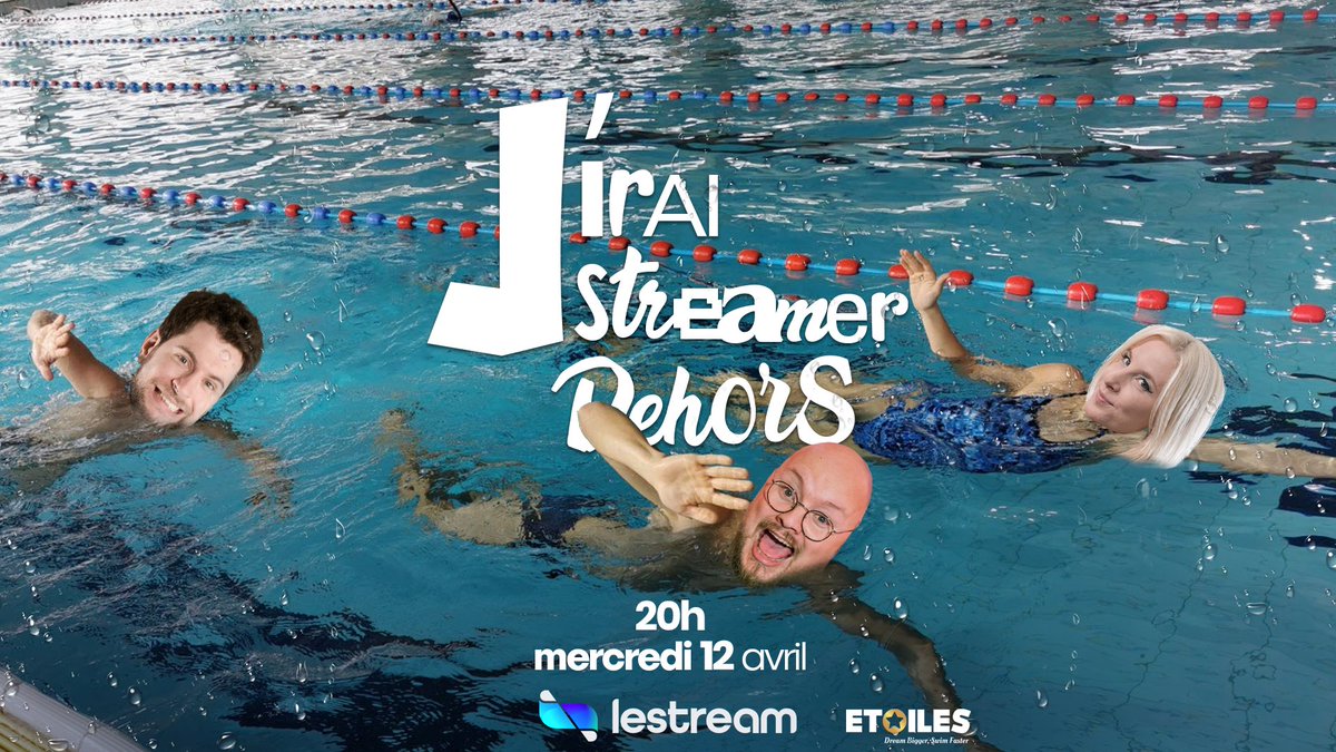 Superzouloux's tweet photo. On se retrouve pour un #JiraiStreamerDehors Natation avec @StraviusJs dans le club @etoiles92nat.

Ft. @JunpeiFrance @TheFairyDina 

A 20h sur:
https://t.co/wDgshA6MCW

PS: Par contre le graphiste il a fait quoi de mes oreilles !? https://t.co/XBVRIg6dk6