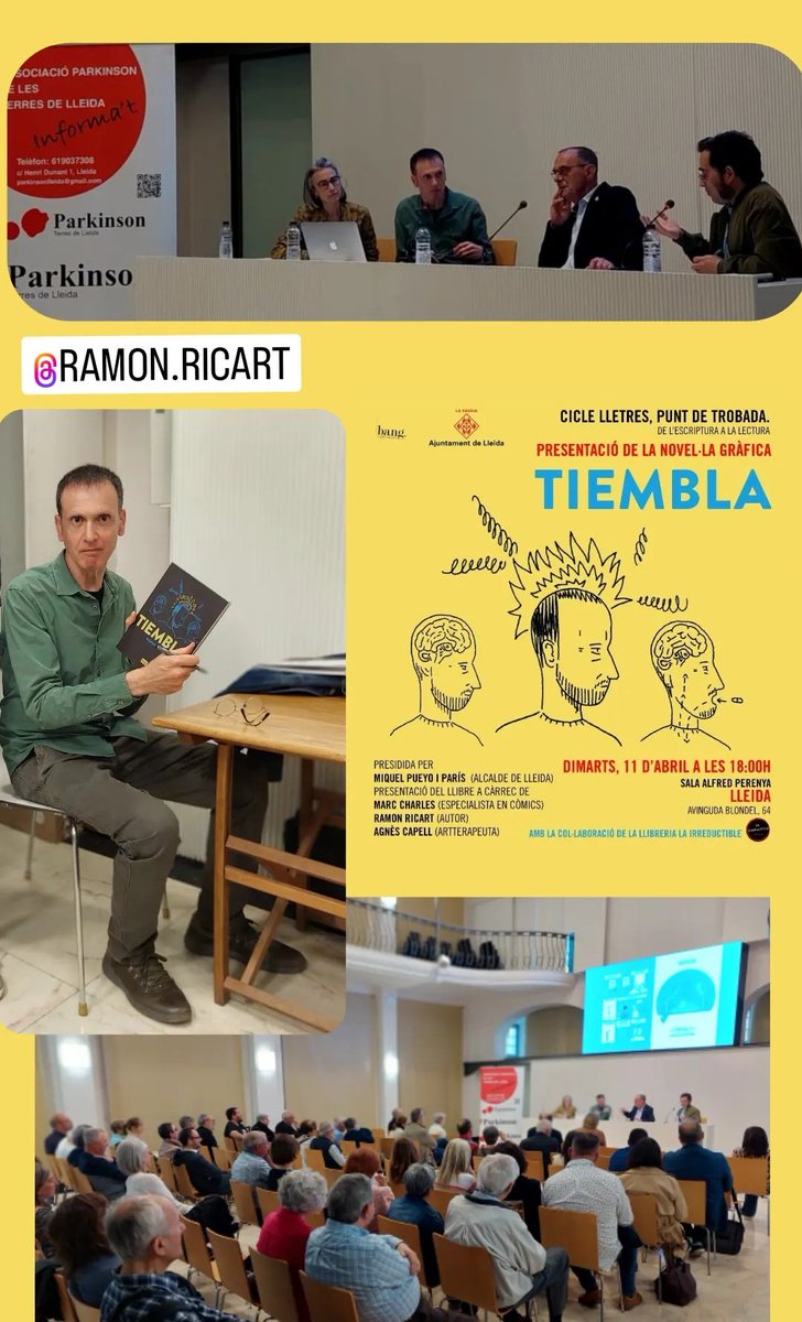 #DiaMundialDelParkinson 
#Tiembla <a href="/ramonricart7/">Ramon Ricart</a>
<a href="/harnaulleida/">Hospital Universitari Arnau de Vilanova</a>