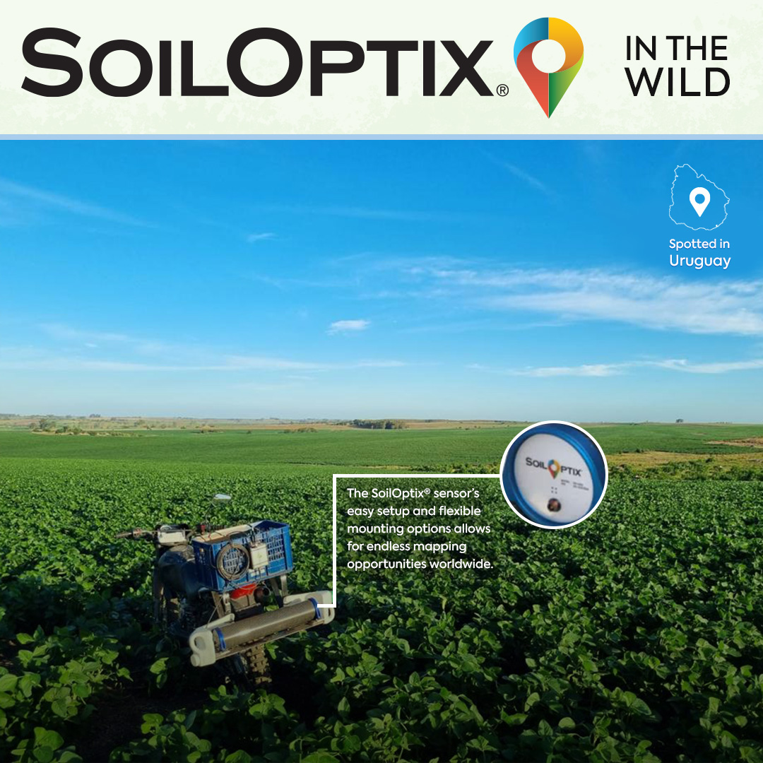 Another spotting of SoilOptix® in the wild! 

Pictured here is <a href="/GlimaxArg/">Glimax Argentina</a> showcasing a very mobile and portable housing for their #SoilOptix sensor on the back of a motorcycle. The sensor’s easy setup and flexible mounting options allows for endless mapping opportunities