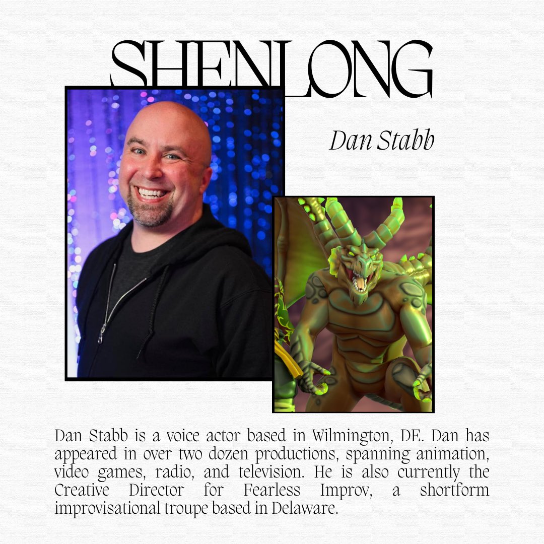 CrestfallPod's tweet image. Meet @DanStabb, voice of Shenlong in Crestfall, a fantasy audio drama now streaming!

#audiodrama #fantasy #voiceacting #voiceactor #dnd #dungeonsanddragons #heroforge