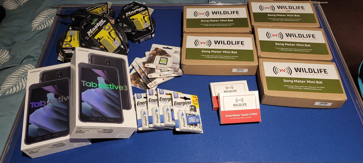 It's Bat Christmas come early here at North Yorkshire Bat Group with our first delivery of new equipment getting us ready for this seasons events and surveys! 🦇🎁🎅 #bats #bioacoustics #batsurvey #batgroups