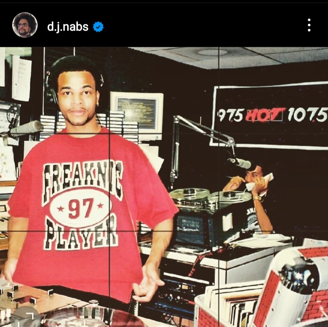 djnabsinlab's tweet photo. my #Freaknik photo of the day. #InTheLabWithDJNabs #chrisluvaluva #1997

I still have the music and artist drop cart stacked behind me, the turntables, the mixer,  the record case and the records. 😎 
#Freaknik #Atlanta #DjNabs #Ludacris https://t.co/npIQ2URMf5