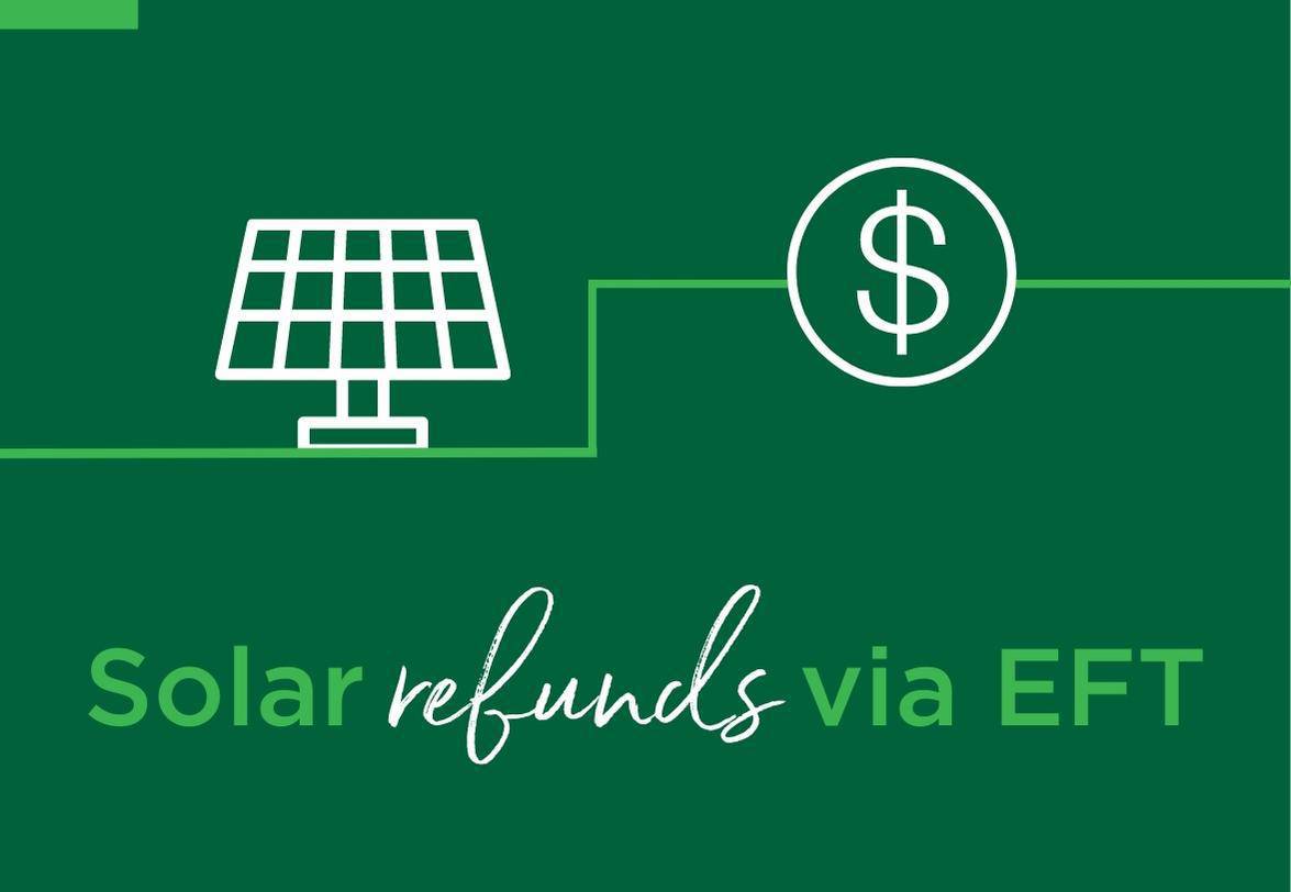 Are you one of the lucky households regularly in credit due to solar? 🌞

Did you know you can have your solar credits refunded straight to your bank account? 

Simply submit the form at: bit.ly/402YDDC