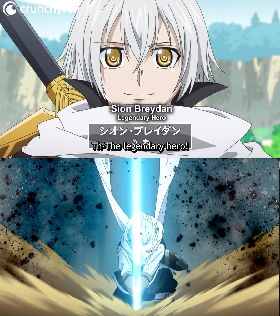 Crunchyroll on Twitter: "The Legendary Hero! Surely nothing bad will
