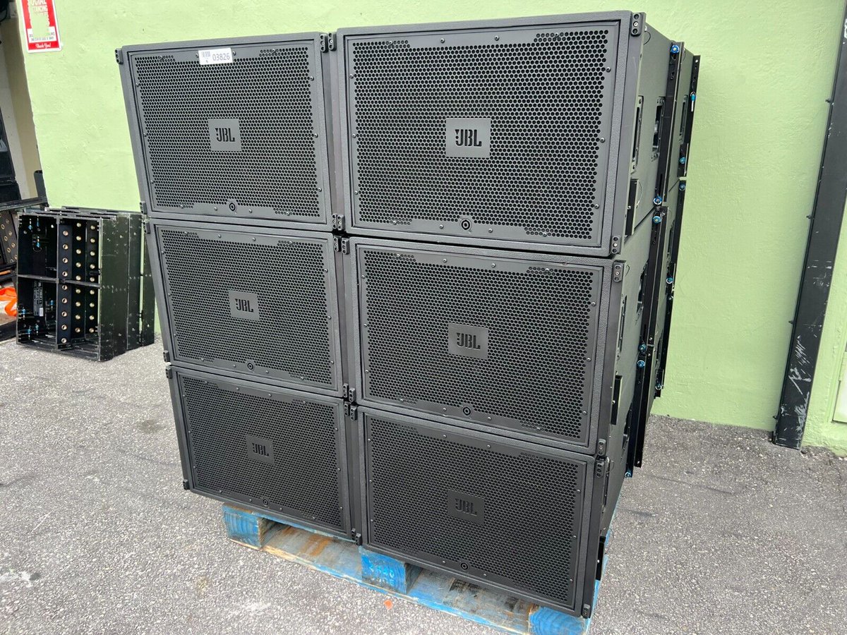 TrueHeartSound's tweet image. JBL Vertec VT4883 Subcompact Dual 12" Cardioid-Arrayable Sub (PAIR) $2,458.00 USD

Please check out our website at trueheartsound.com or give us a call on Whatsapp at 1.917.708.3778 or on our office number at 1.954.616.5622