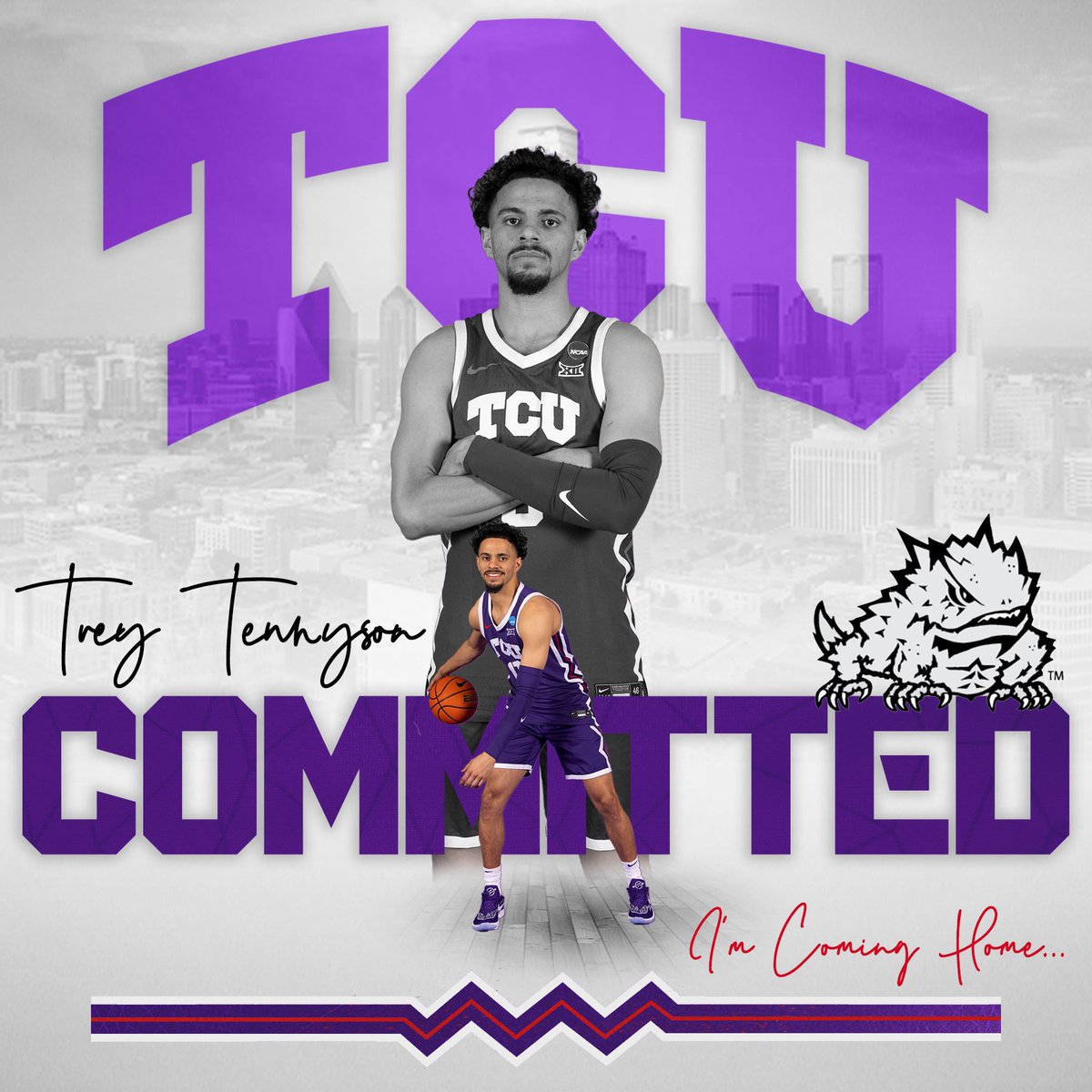 treytennyson's tweet photo. Where it all started… I’m comin home
#GoFrogs @TCUBasketball 🐸💜 https://t.co/LmjhOMTBZz