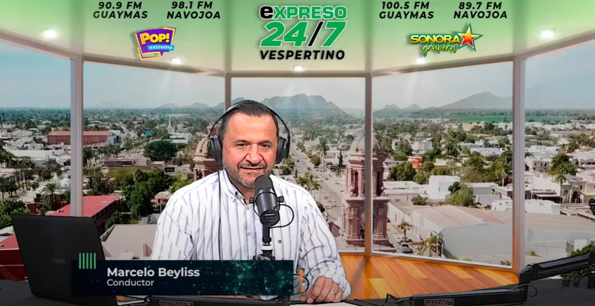 ¡Gracias por sintonizarnos! ☀

Nos vemos mañana en punto de las 7 a.m. con más de la mejor información en la edición matutina de <a href="/Expreso24_7/">Expreso24/7</a>.

📷 FM #Guaymas 90.9 #Navojoa 98.1