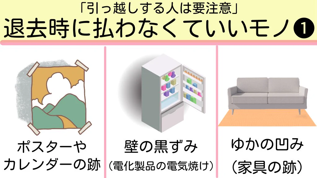 知らないと損するかも！？引っ越しする人は要注意『退去時に払わなくてもいいモノ一覧』