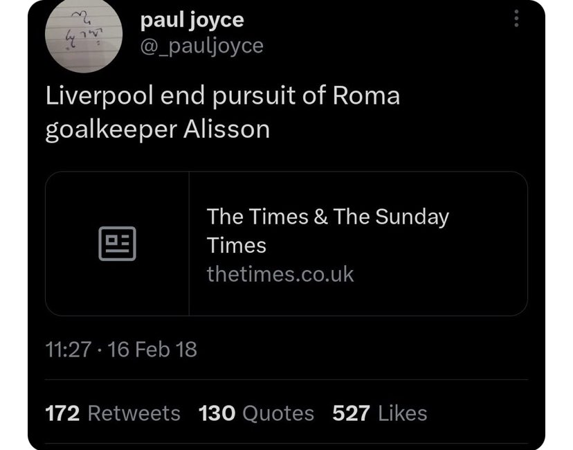 rob_nulty's tweet photo. @_pauljoyce This aged well https://t.co/Y7Y6w14Zte