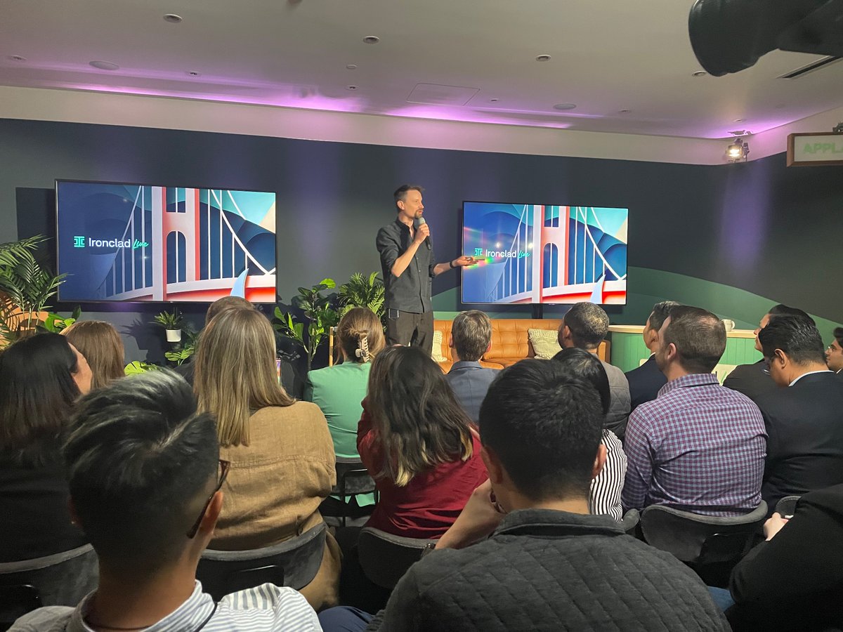 And we’re off! Opening remarks from our CEO and co-founder, <a href="/jboehmig/">Jason Boehmig</a> “Everything we do at Ironclad is around one single thing - our community”