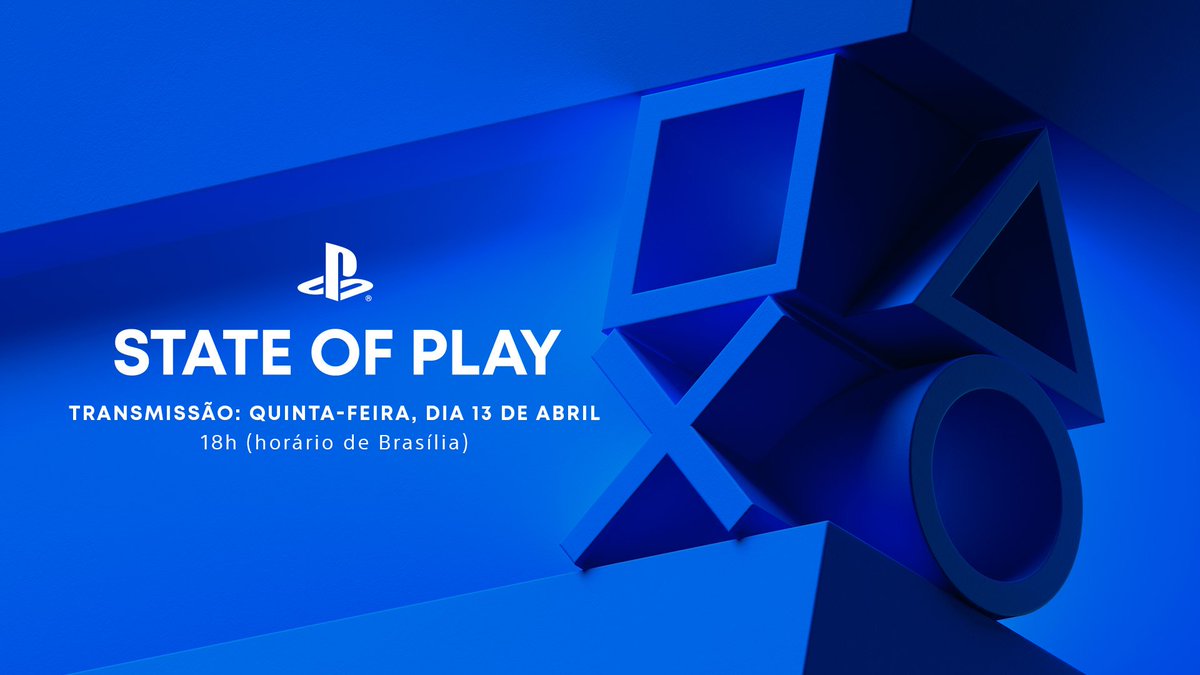 VEM AÍ! 🟦

A Sony anunciou um novo State of Play para a próxima quinta-feira (13/04) às 18h no horário de Brasília!

Serão pelo menos 20 minutos de transmissão focados em novidades de Final Fantasy XVI. 👀
