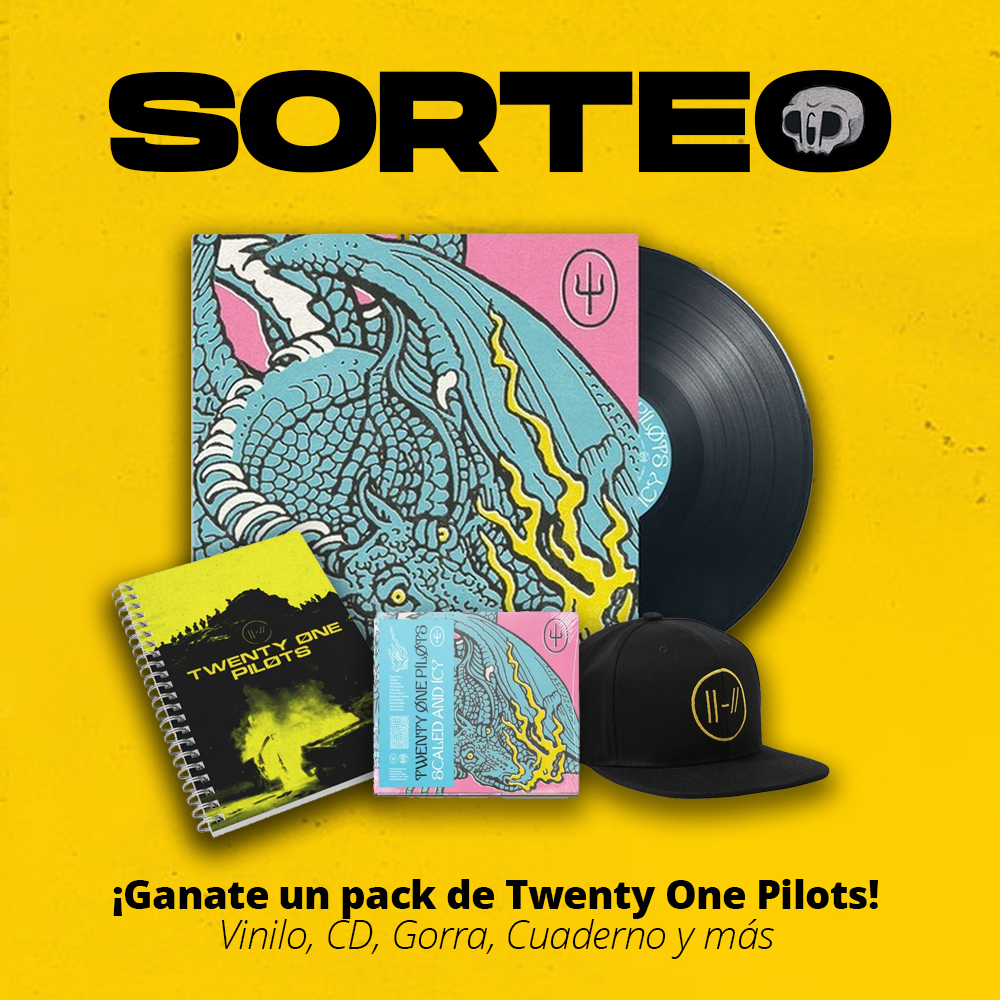 🔥 ¡Está por cumplirse un mes de la última visita de Twenty One Pilots a Argentina, y para no dejar bajar la manija vamos a estar sorteando un pack de merch! (incluye un Vinilo y un CD de 'Scaled and Icy', una gorra, un anotador y un porta-SUBE de la banda)

👉🏻 ¿Cómo participar?
