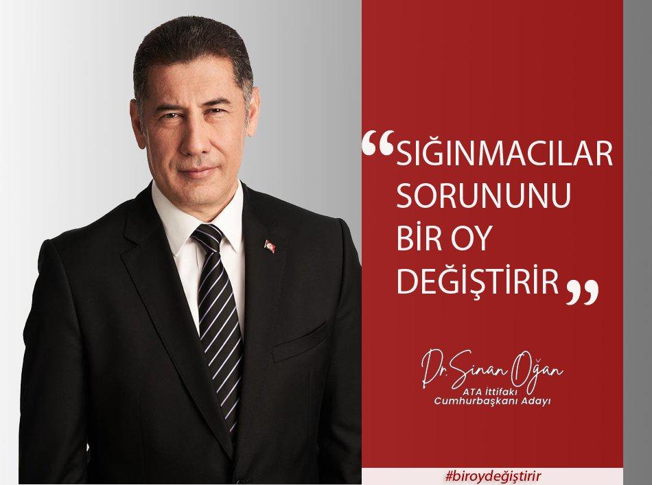 Sığınmacılar sorununu #BirOyDegiştirir !