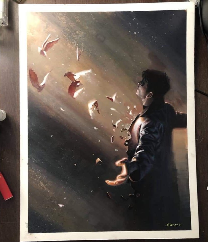 DeTommaso_F's tweet photo. #morganlost #sergiobonelli #comics #cover #acrylicpaintings https://t.co/pEoJKCatKJ
