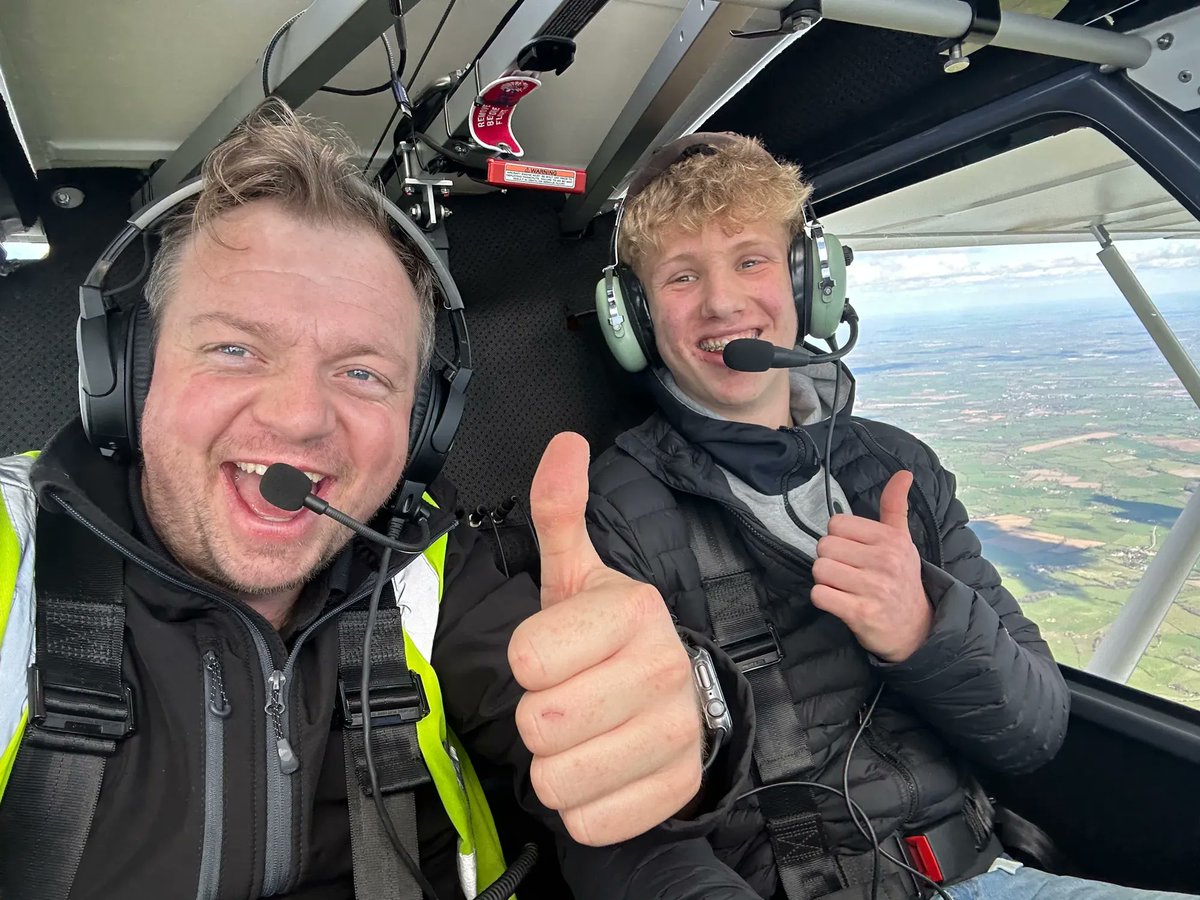 It’s always a pleasure to take someone on their first experience in a small aircraft, Owen was no exception to that! Well flown, we look forward to seeing you in the skies again soon! #elevationairsports #microlight #britishmicrolightaircraftassociation #NPPL #ikarusc42 #flying