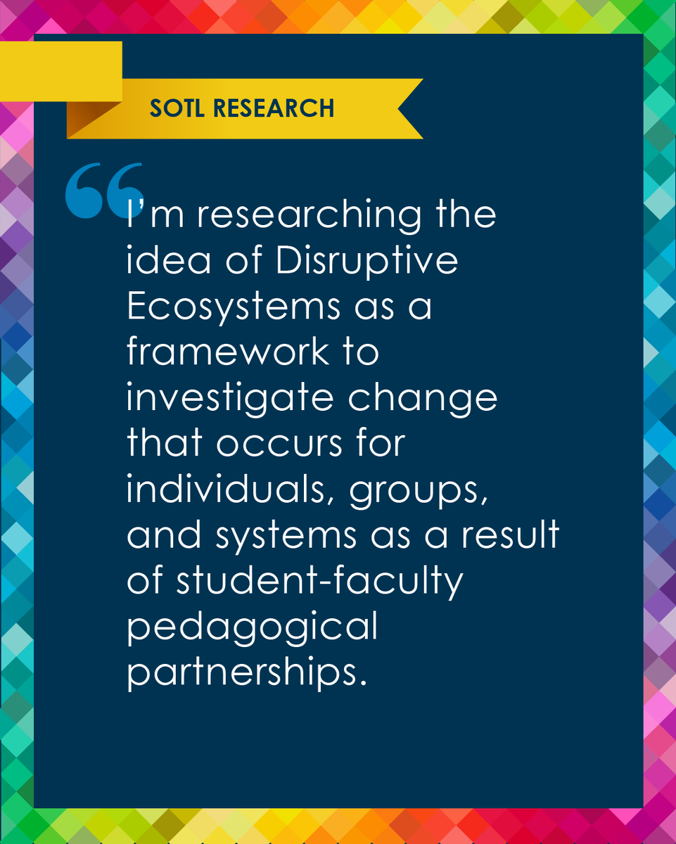 MC_SoTL's tweet photo. **SoTL Scholar Spotlight**:

Dr. Cherie Woolmer, Canada Research Chair (SoTL)

Brave Conversations in SoTL: Students as Partners as a Disruptive Force for Change in SoTL
https://t.co/E7VmYGBCk9 https://t.co/E9xfIVEzLe