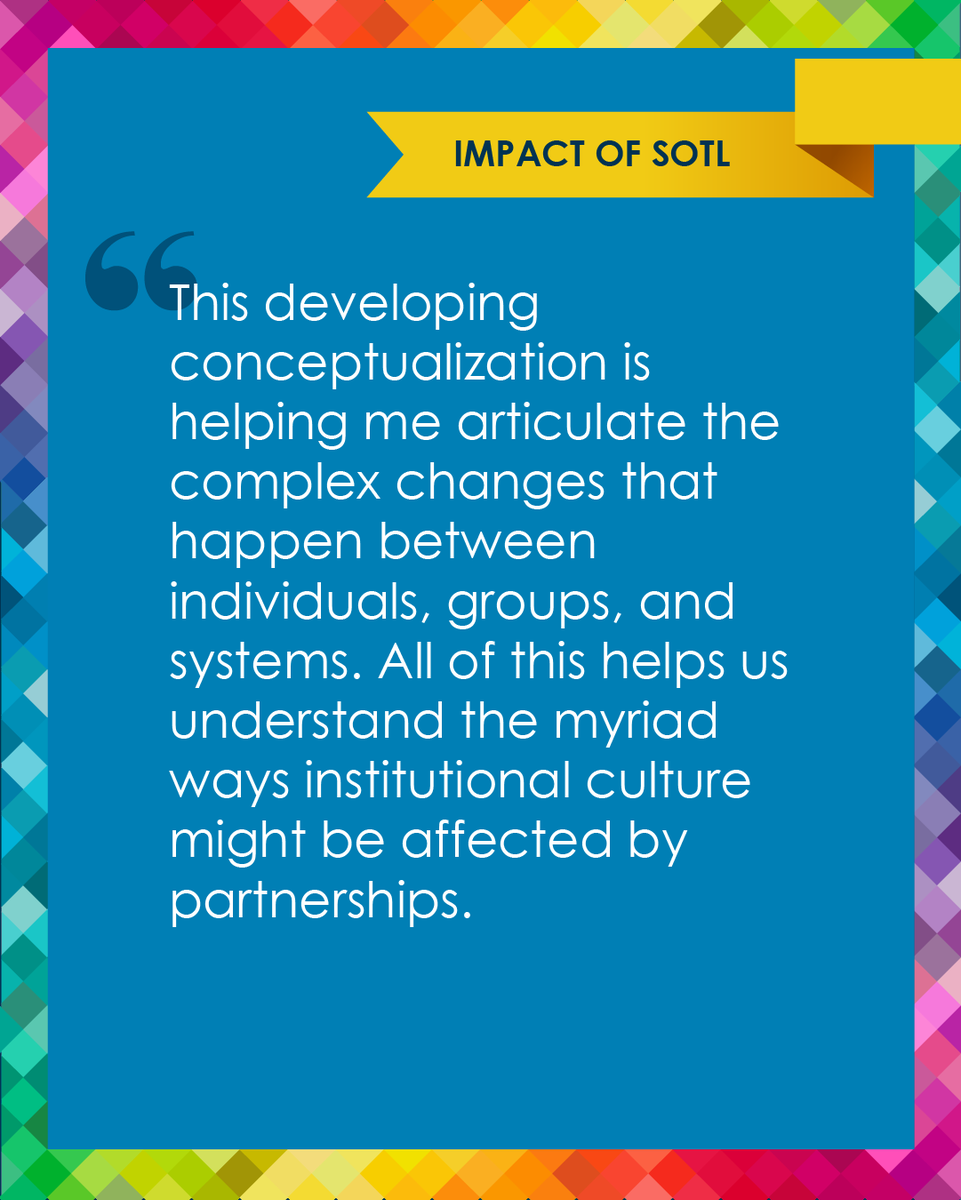 **SoTL Scholar Spotlight**:

Dr. Cherie Woolmer, Canada Research Chair (SoTL)

Brave Conversations in SoTL: Students as Partners as a Disruptive Force for Change in SoTL
youtube.com/watch?v=wmxW5_…