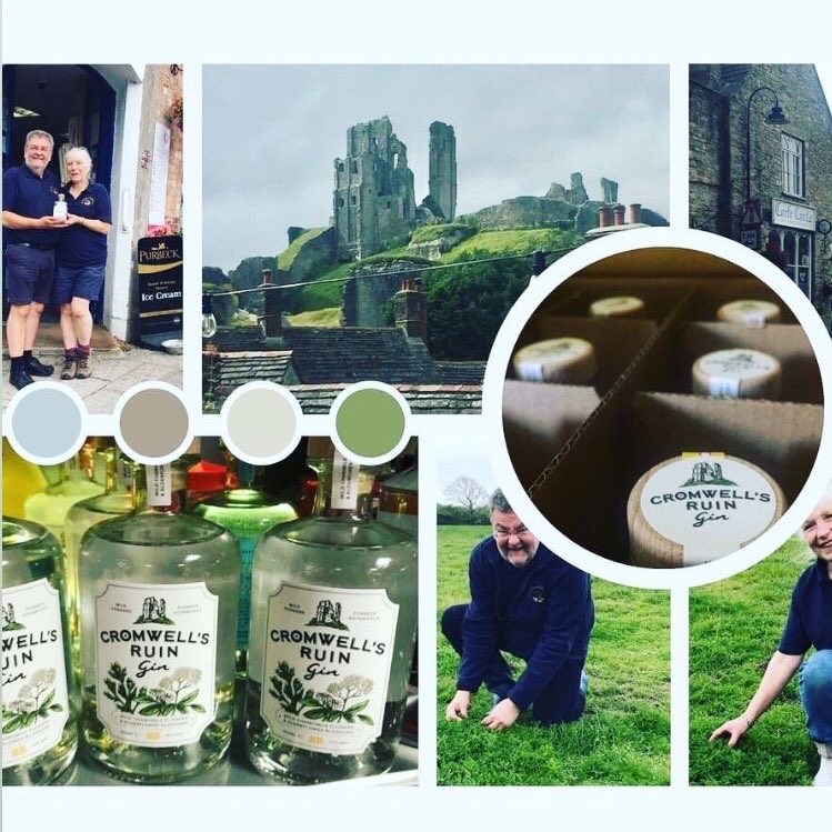 12 bottles of Cromwell’s Ruin dispatched to the lovely Carole and Terry at Corfe Village Stores today, thank you for your order 🙏🏻  

Carole and Terry forage for the elderflower and wild chamomile around Corfe Castle for their ‘Cromwell’s Ruin’ Corfe Castle Village Stores gin 🥰