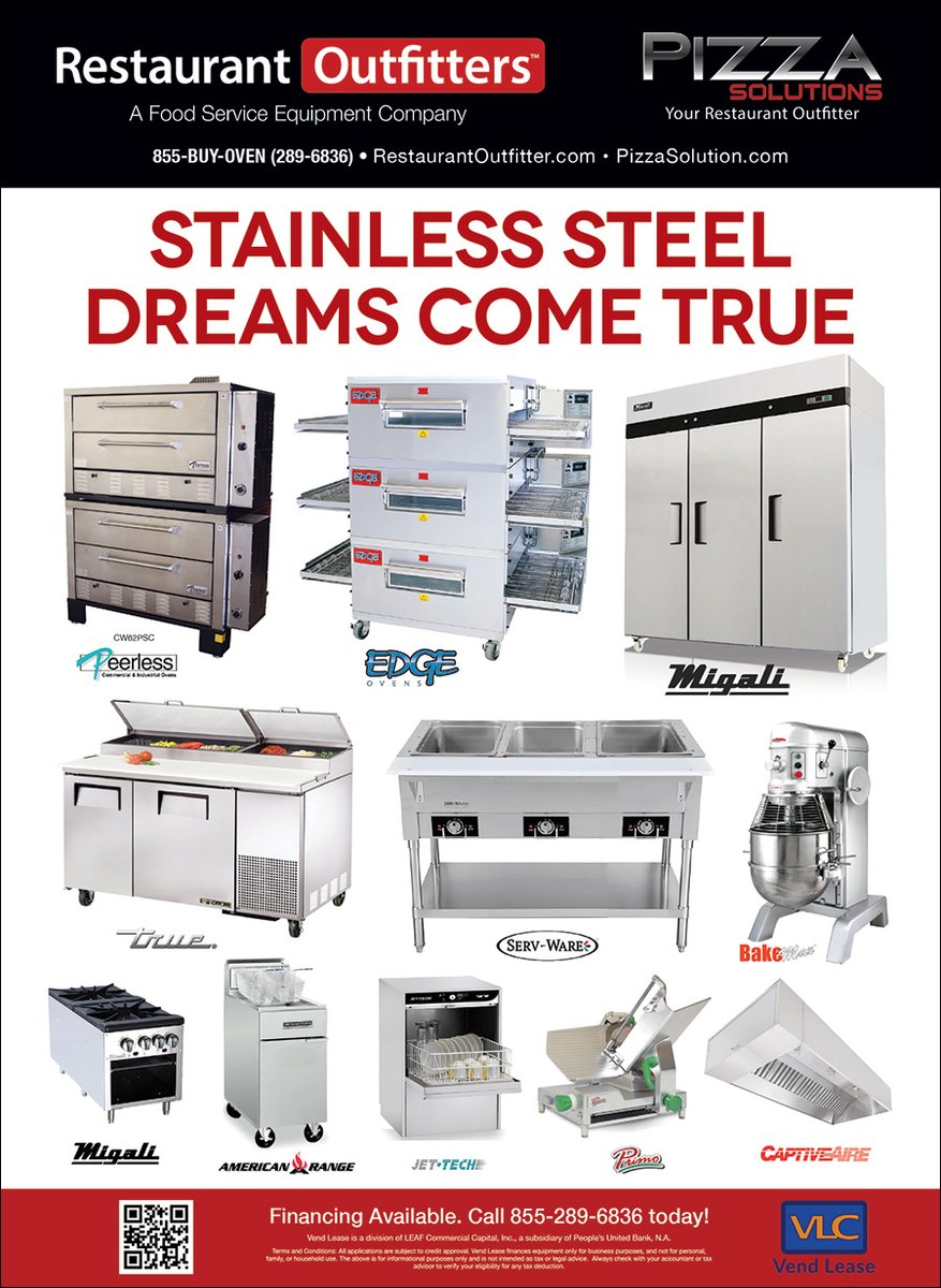 PizzaSolutions's tweet image. Visit PizzaSolution.com or call 855-BUY-OVEN and let us help make all YOUR stainless steel dreams come true!