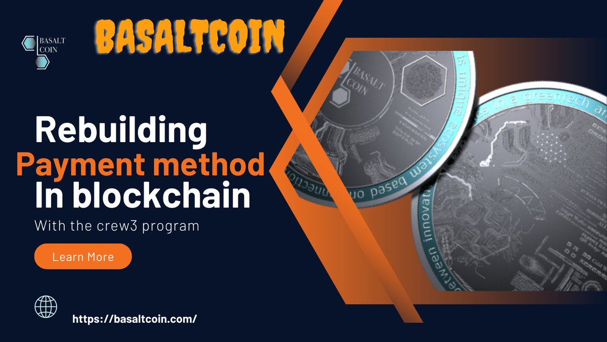 Austine_01kings's tweet image. You need to dive deep into @BasaltCoin, a project with bright features, rebuilding, and payment methods in the blockchain 
#Dex #defii #BASA