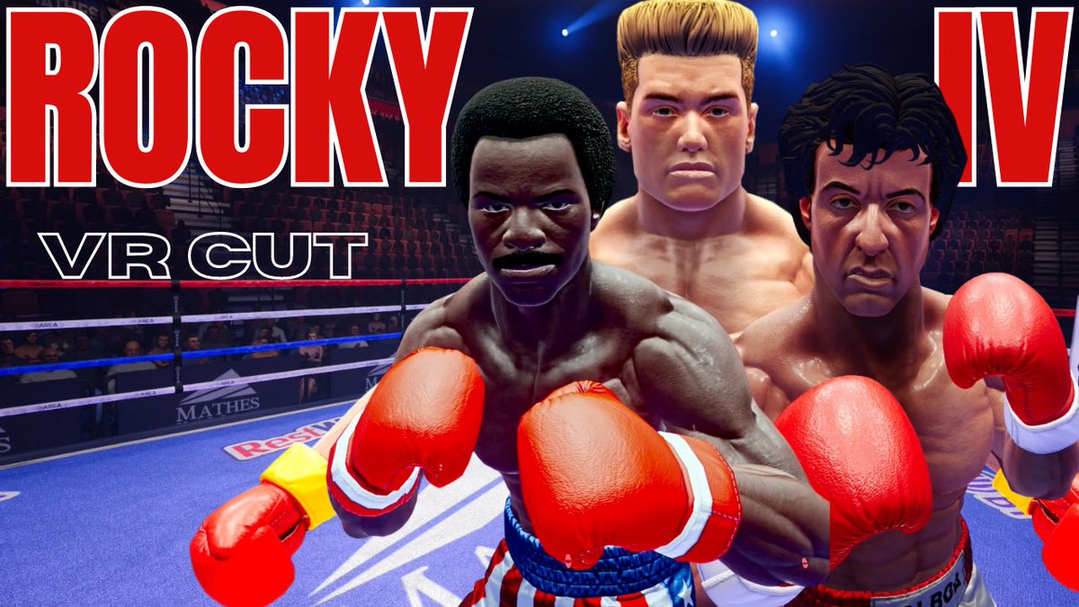 badger_fh's tweet photo. Have you seen this yet?
No? Go watch it, it’s the Rocky IV Virtual reality Cut .
Also, subscribe while you are there and just maybe Rocky III the Virtual Reality Cut will come.
https://t.co/GaDt9iaWBq
#rocky #creed #CreedIII #creedvr #vr #virtualreality #drago #pcvr https://t.co/uGVlm9dS9n