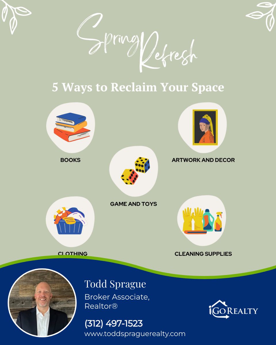 uatoddws's tweet image. Here are some household items you can sort through to free up some space in your home:

👕 Clothes
📚 Books
🎲 Games and Toys
🎨 Artwork and Decor
🧹 Cleaning Supplies

Let's get started and make some room in our homes!

#springrefresh #reclaimyourspace #donate