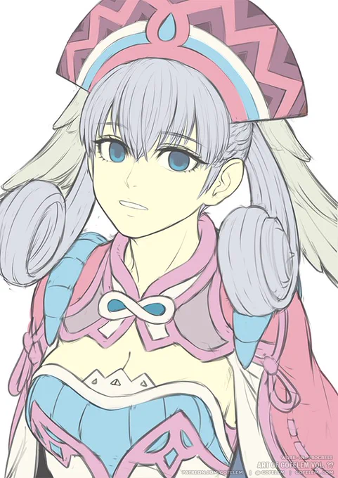 Melia wip ( 〃'・◡・`)#XenobladeChronicles #ゼノブレイド #メリア #jrpg 
