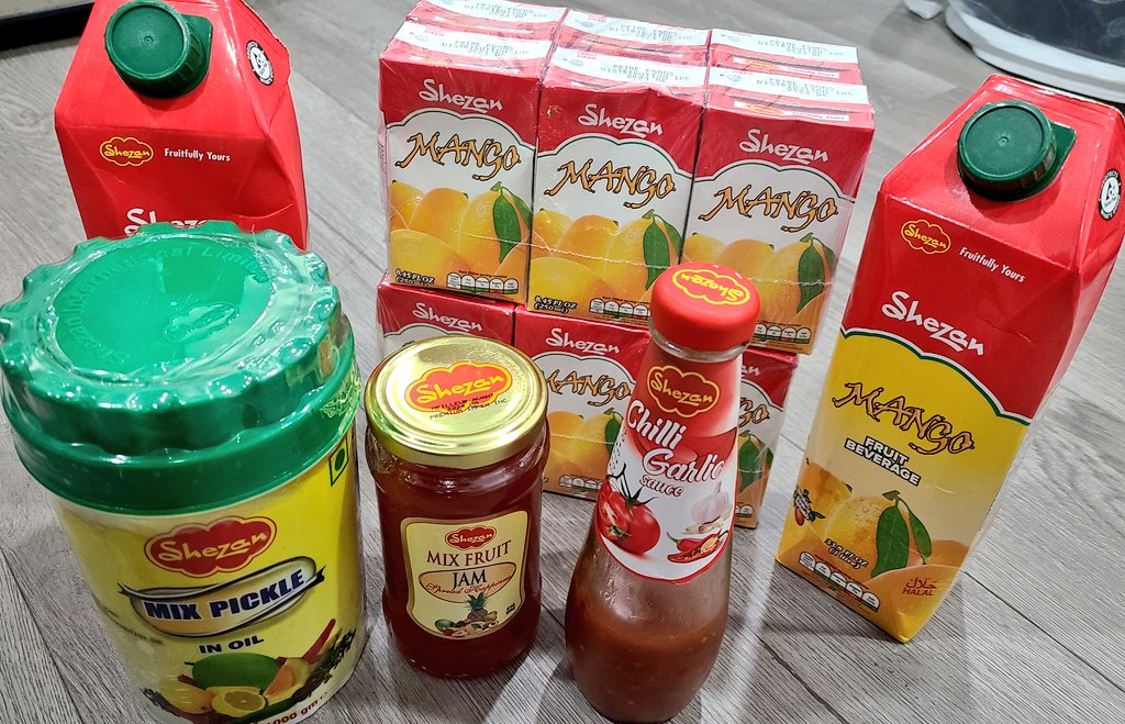 Ahmadbajwa03's tweet photo. Nothing can beat the taste of Shezan Juice....My collection of #Shezan Alhamdulillah 😋😋😋
 #دشمن_ایمان #شیزان #ProductofPakistan🇵🇰 #Canada @ShezanIntLtd https://t.co/FljzSIzMl2