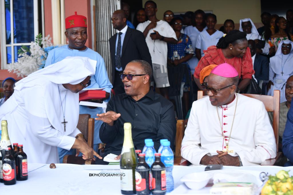 Earlier today, I was at the official opening of Immaculate Heart of Mary Specialist Hospital built by the Sisters of Immaculate Heart Congregation, Nkpor, &amp; also visited St.Charles Borromeo hospital, Nkpor where I made a financial commitment to the management of the two hospitals