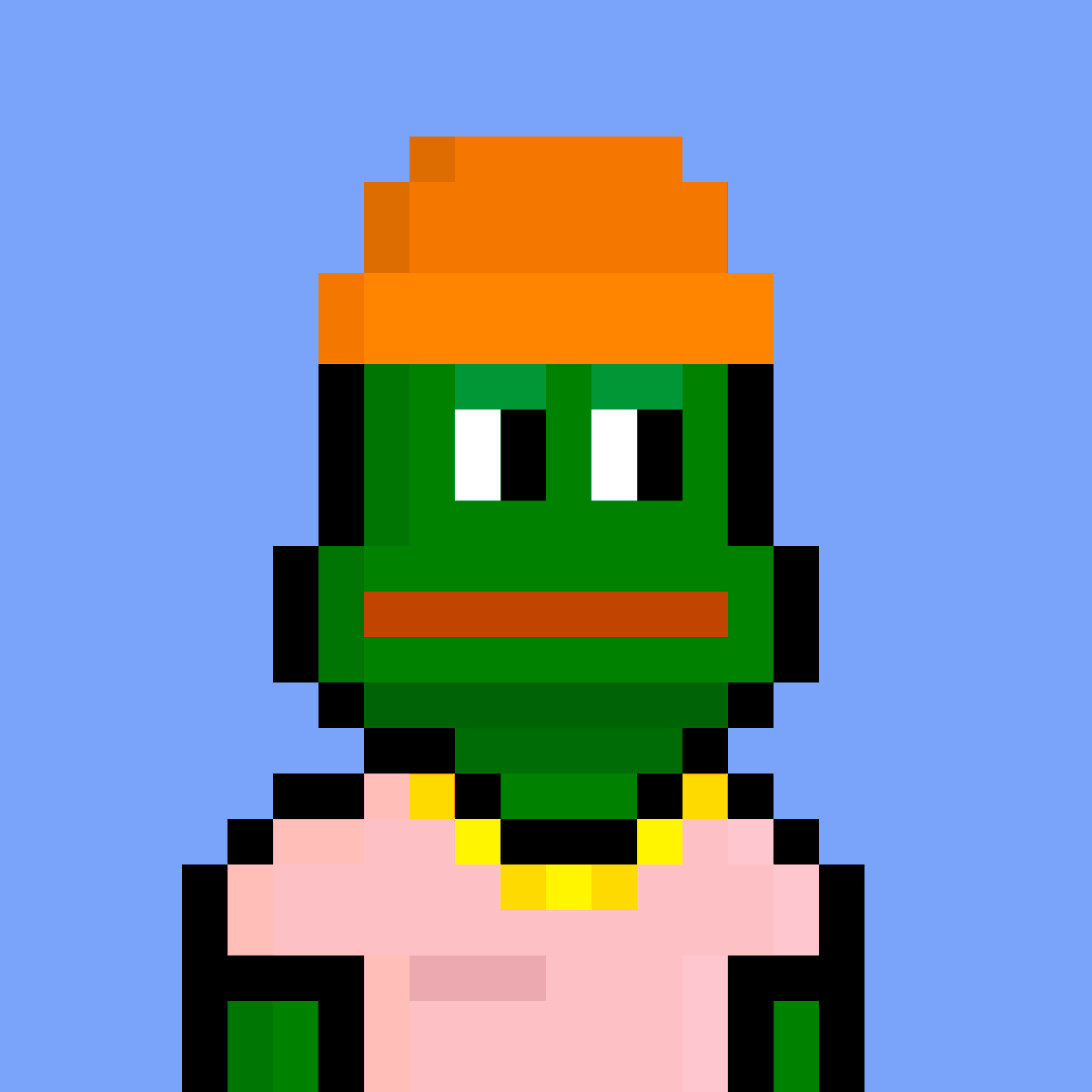 JaguarVee's tweet image. I needed a frog. @Nakamigos.