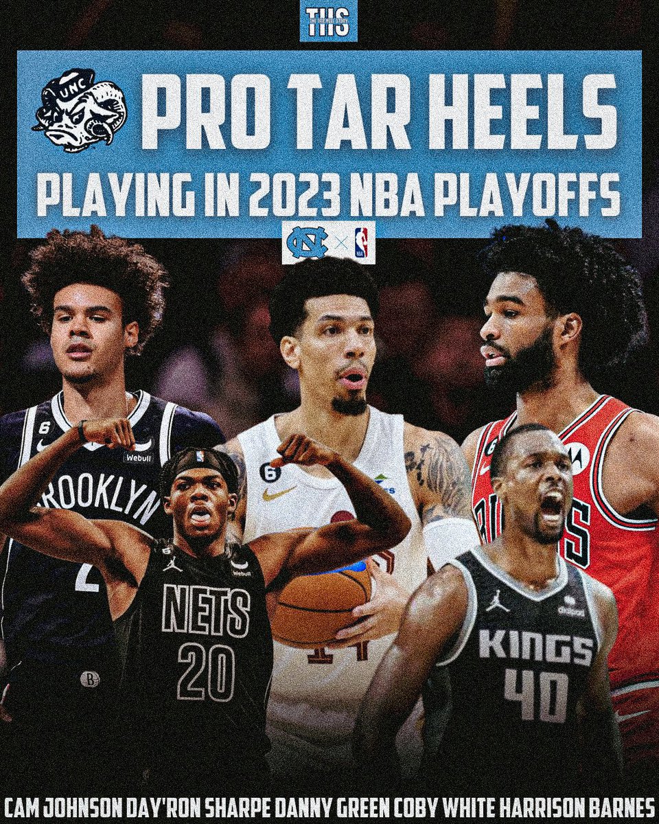 Here are your #ProHeels playing in the 2023 NBA Playoffs! Did your favorite NBA team make the Playoffs this season? #CarolinaFamily #NBA